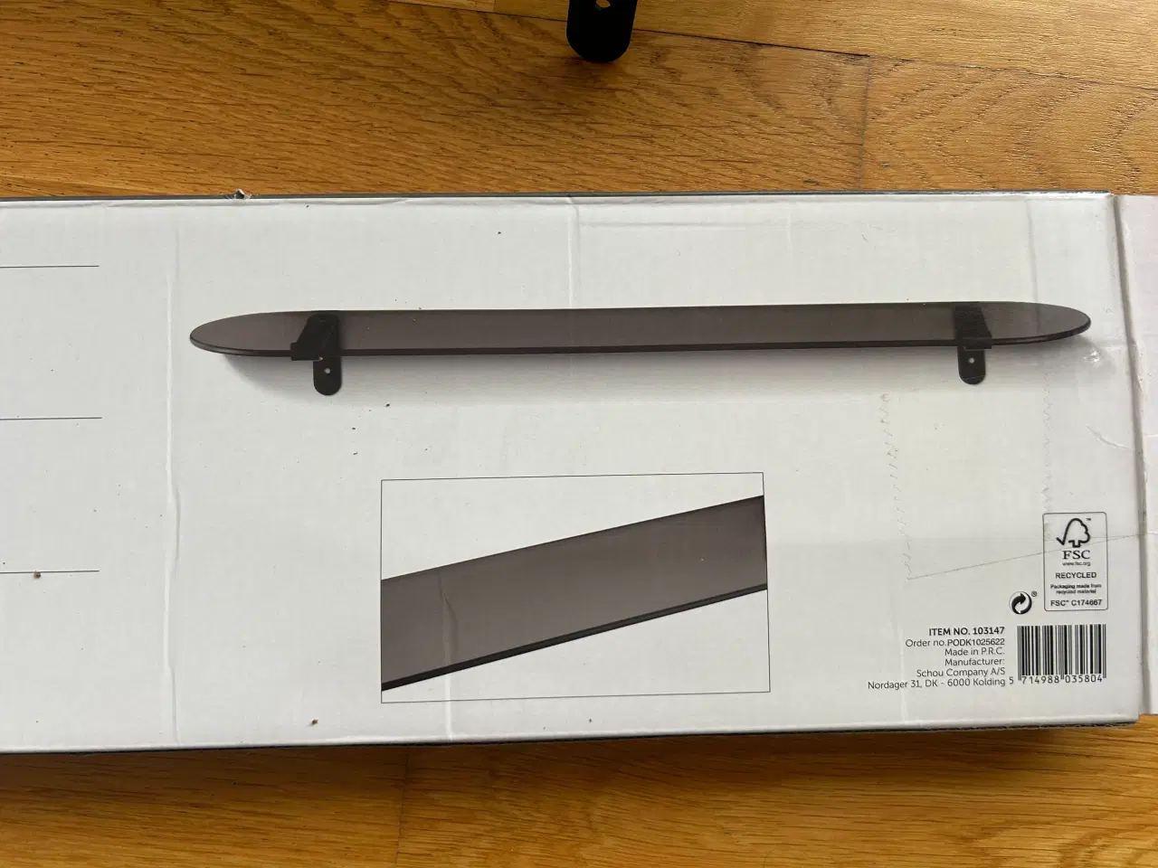 Billede 4 - 2 stk. Ny/ubrugt glashylde