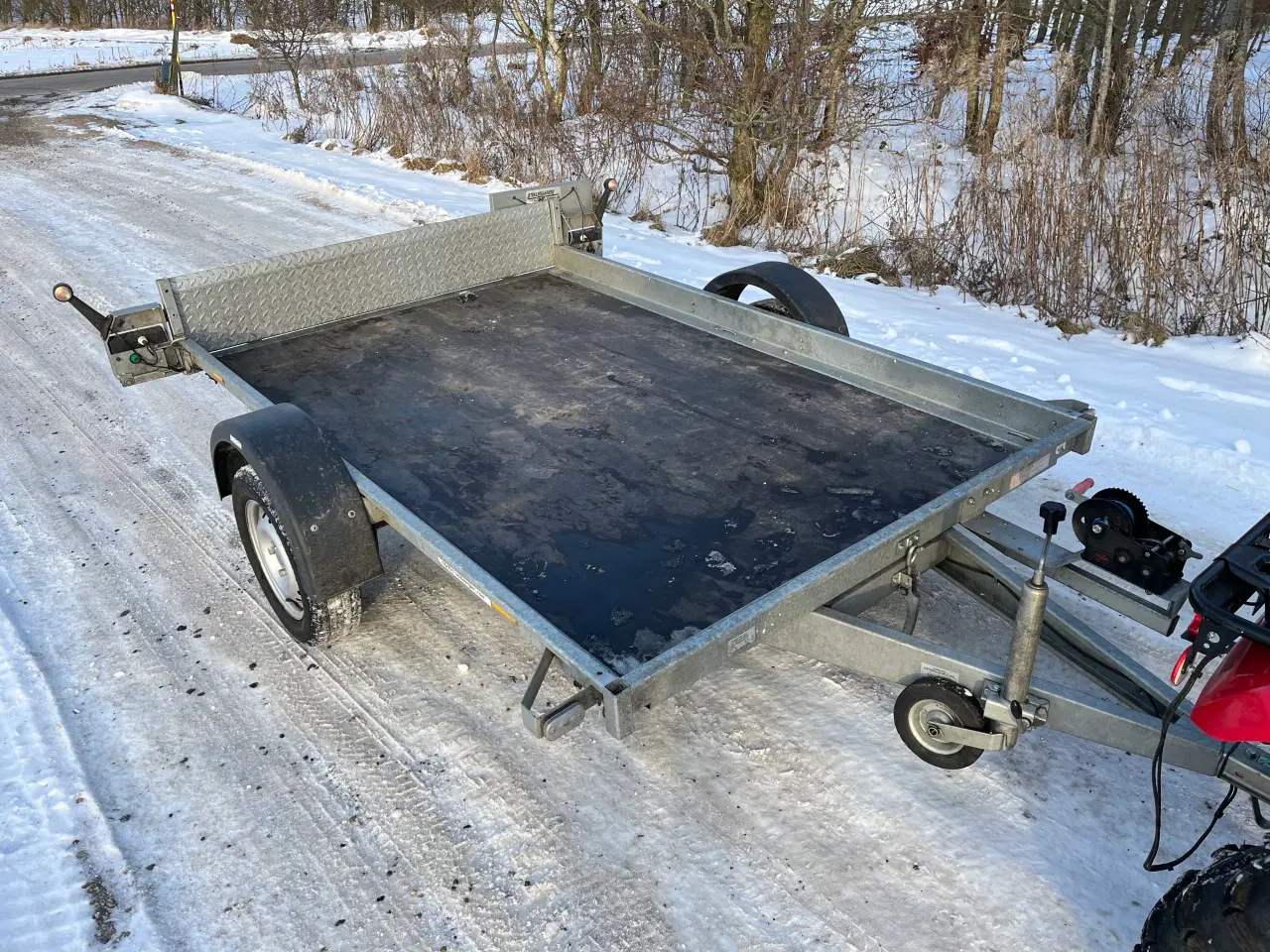 Billede 8 - Maskintrailer med tip og spil