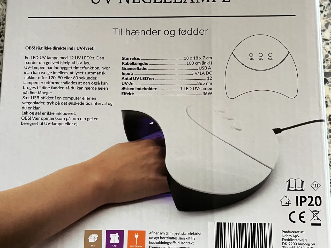 Billede 2 - UV neglelampe