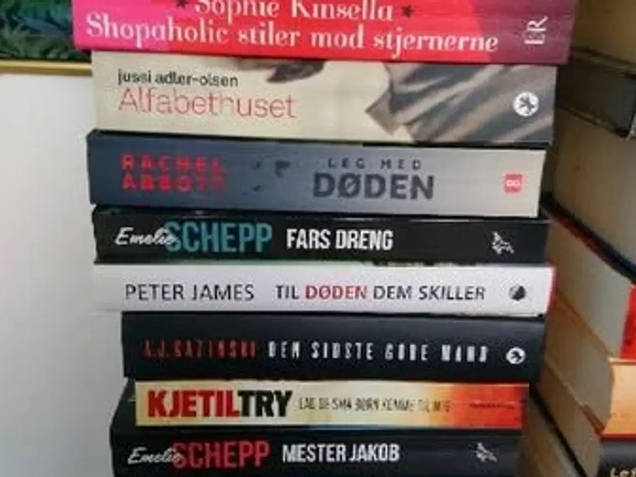 Billede 1 - 75 stk bøger krimier m.v.