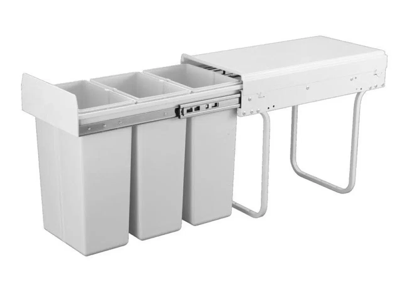 Billede 7 - Millex affaldssystem med 3 x 10 L spande i grå