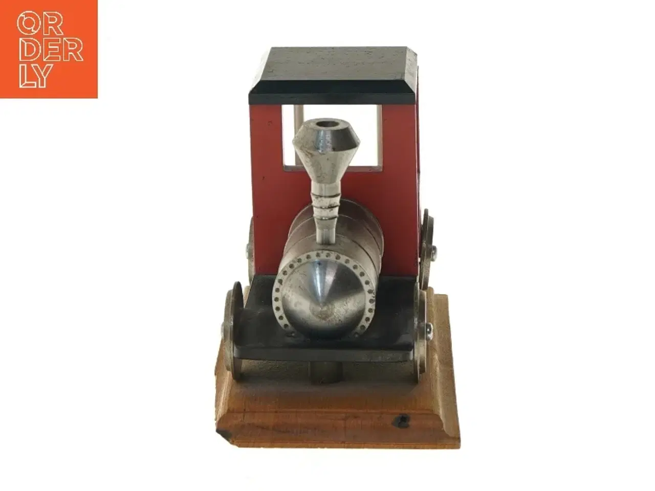 Billede 5 - Dekorationstog i metal og træ (str. 18x11 cm)