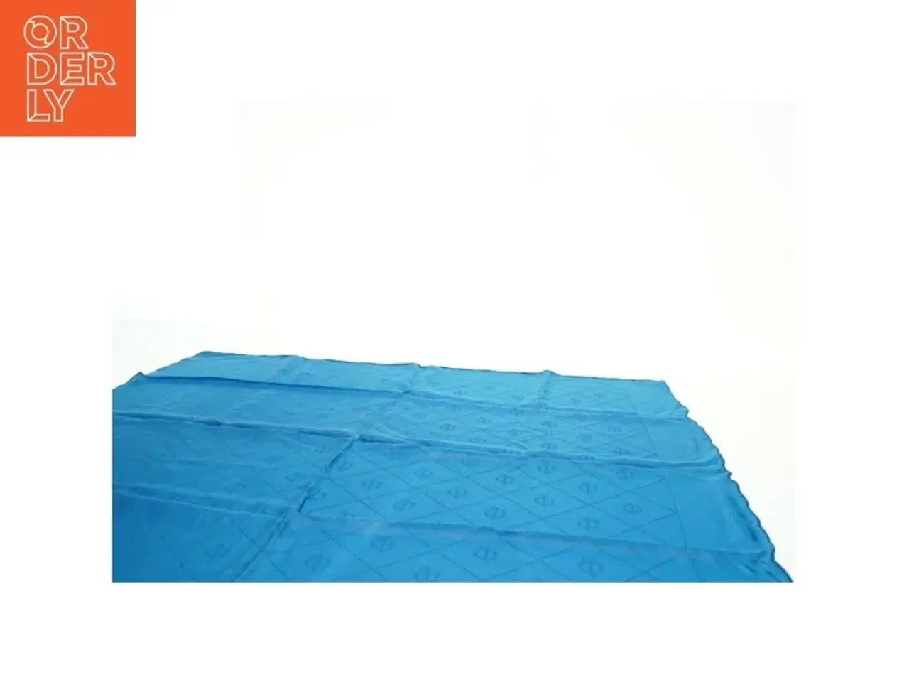 Billede 3 - Blåt tørklæde (str. 75 x 75 cm)