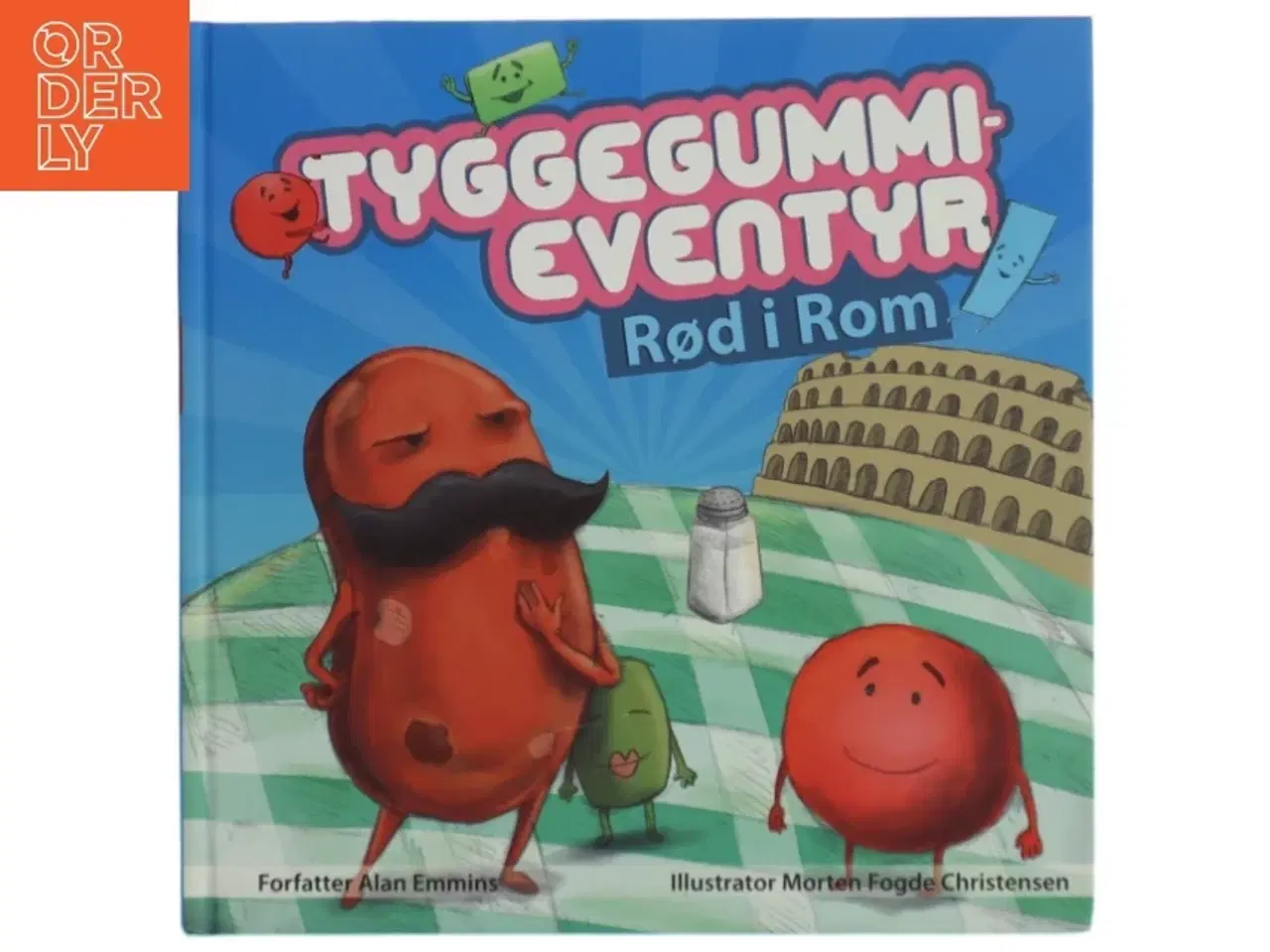 Billede 1 - Tyggegummi eventyr, Rød i Rom af Alan Emmins og illustrator Morten Fogle Christensen (Bog) fra Happy Ink Publishing