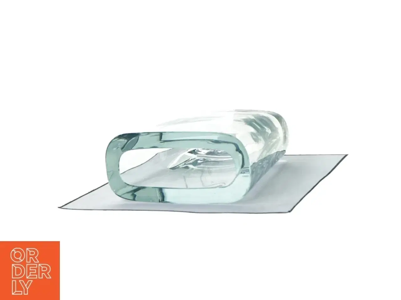 Billede 1 - Vase i tykt glas (str. 15 cm)