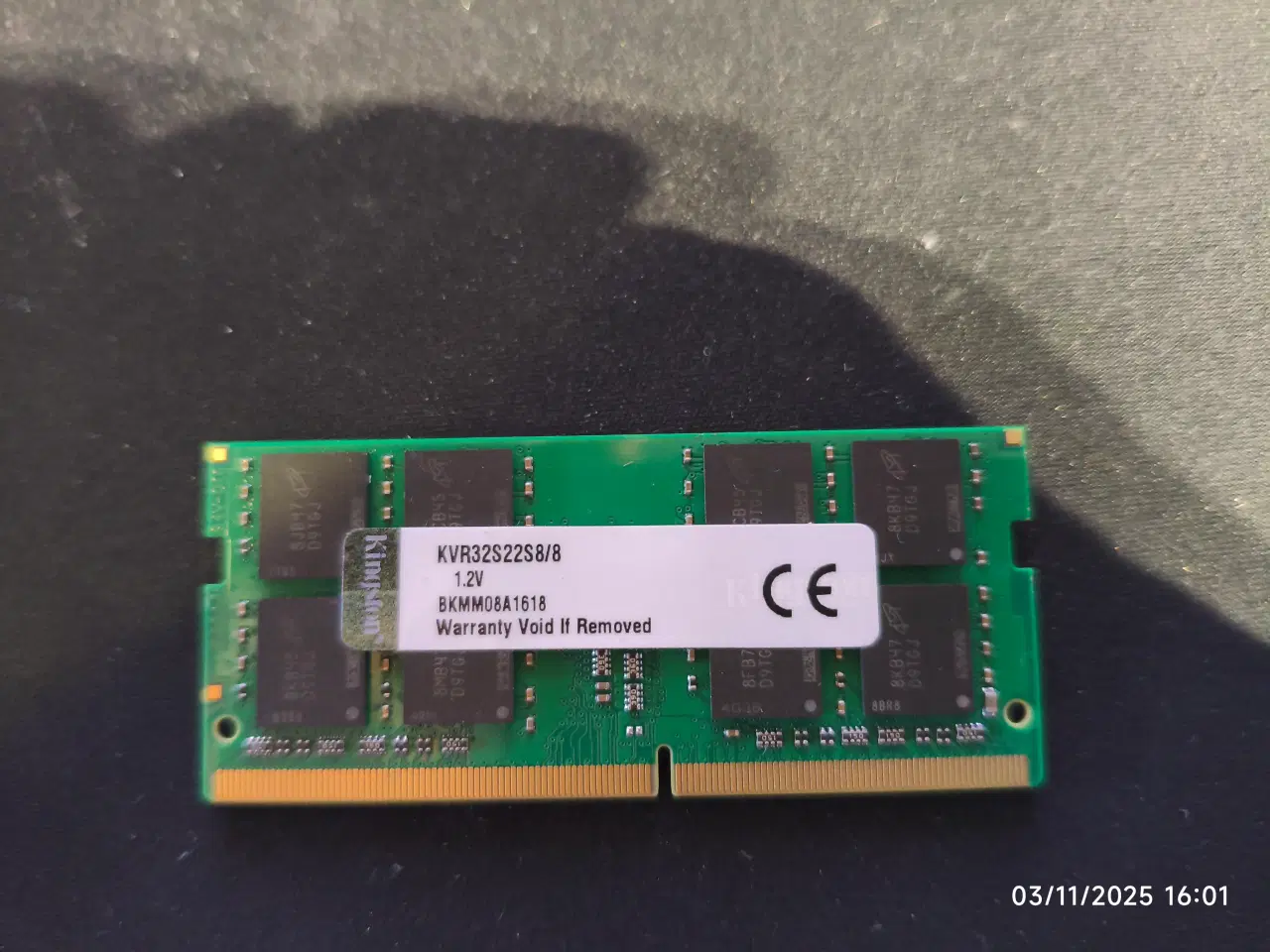 Billede 4 - Ny Kingston DDR4 8Gb 3200Mhz Bærbar ram