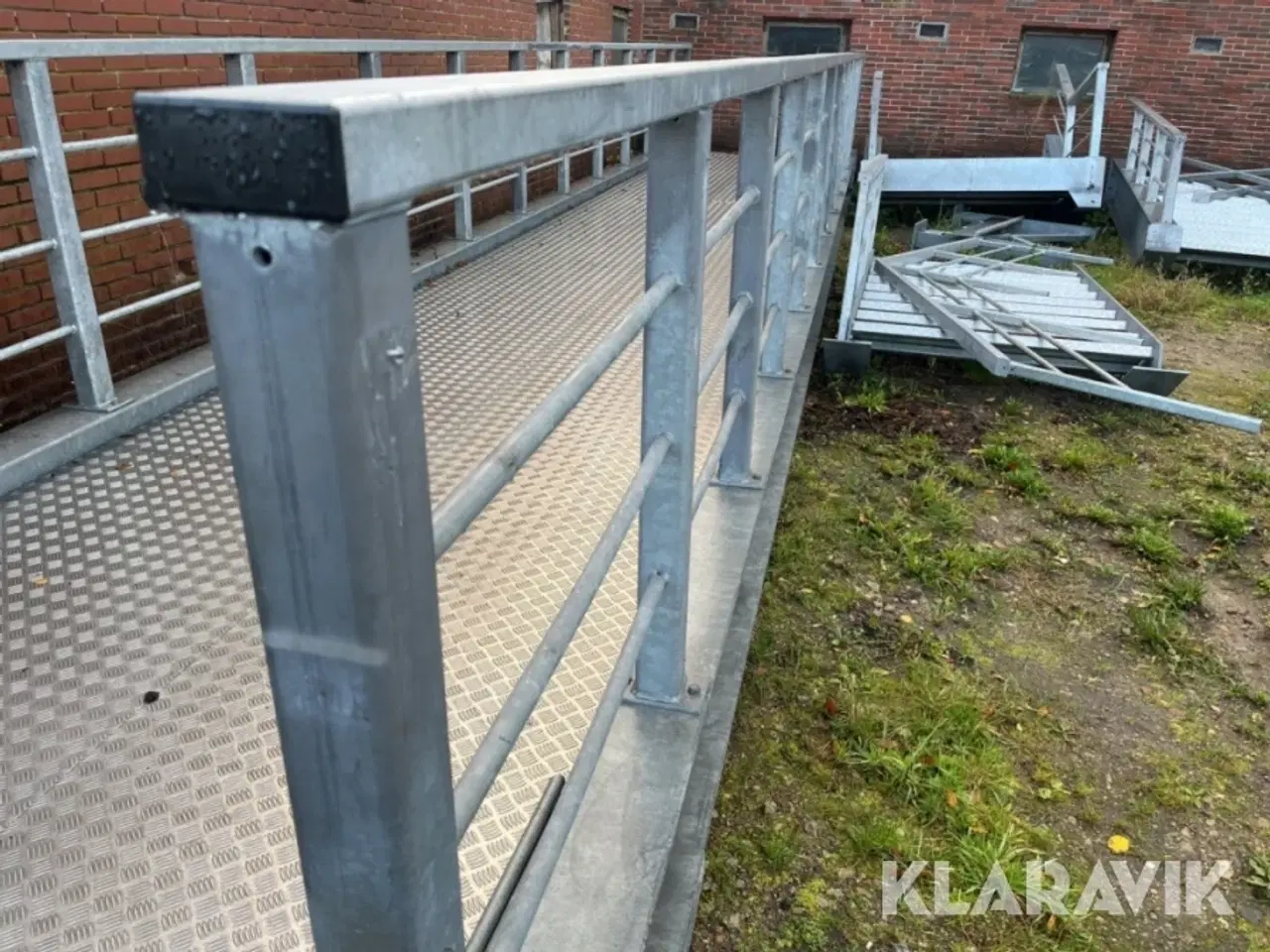 Billede 4 - Gangbro i galvaniseret stål