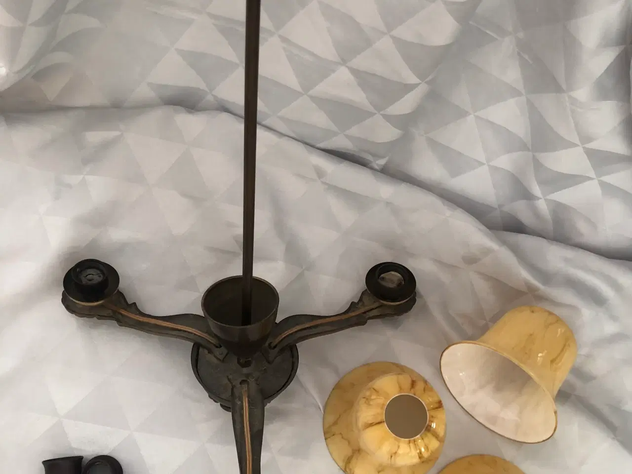 Billede 7 - Ældre lofts lampe tre armet