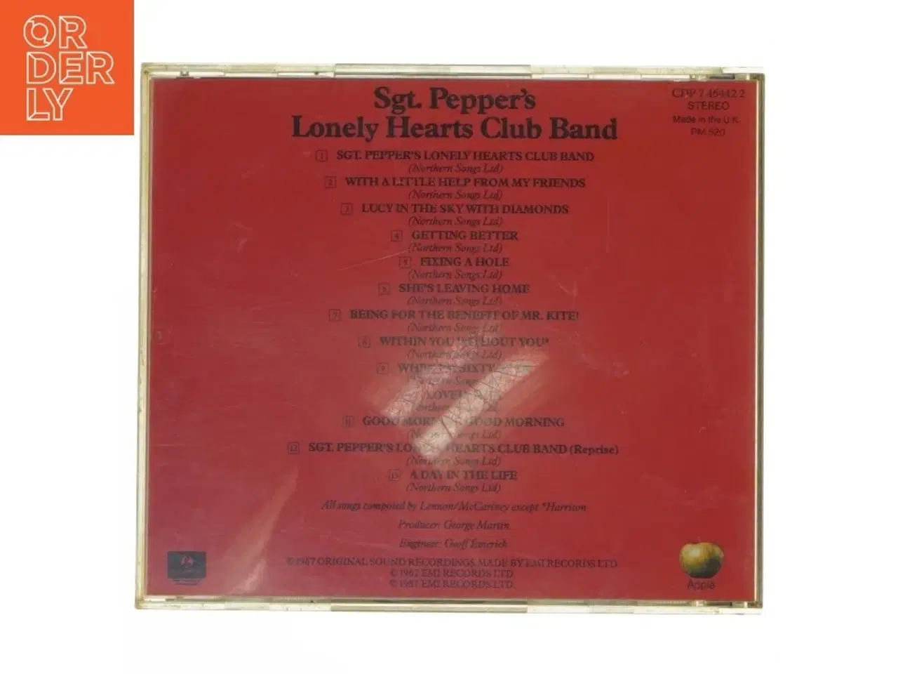 Billede 4 - CD: The Beatles - Sgt. Pepper's Lonely Hearts Club Band fra The Beatles