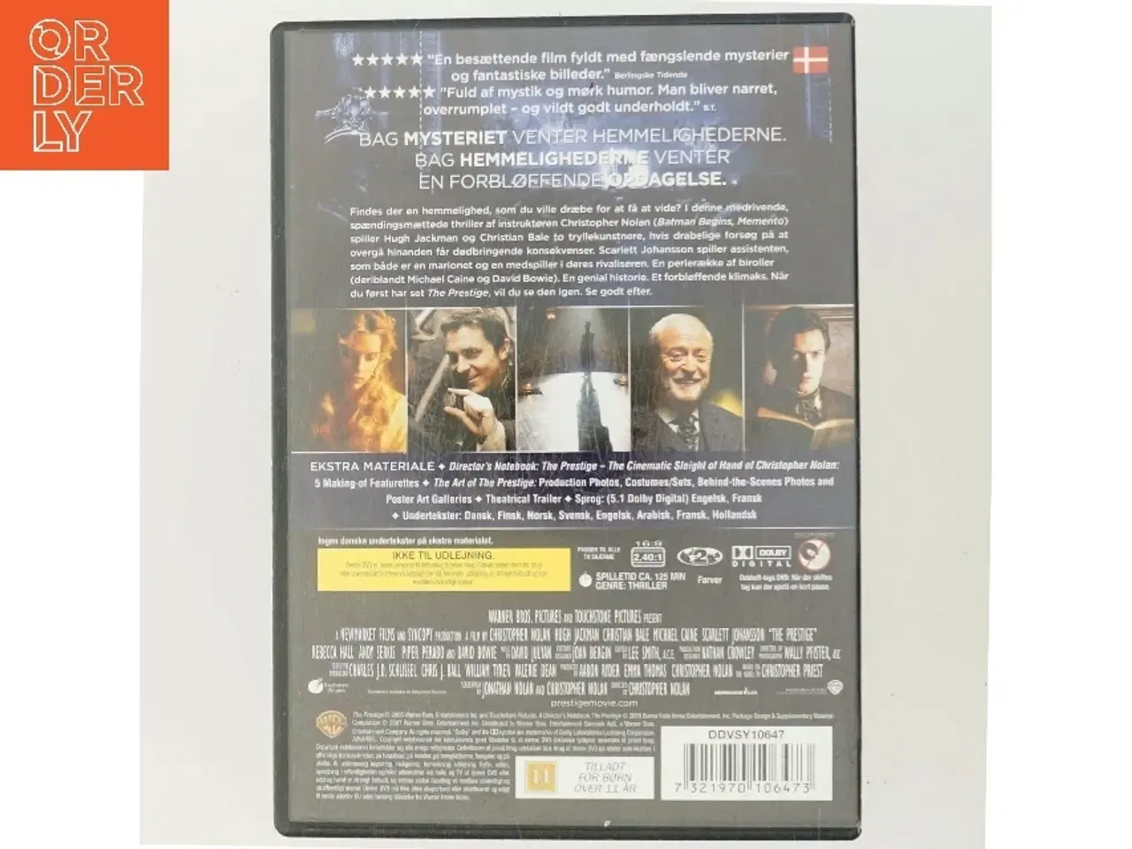 Billede 3 - Prestige, the [dvd] med Hugh Jackman (DVD)