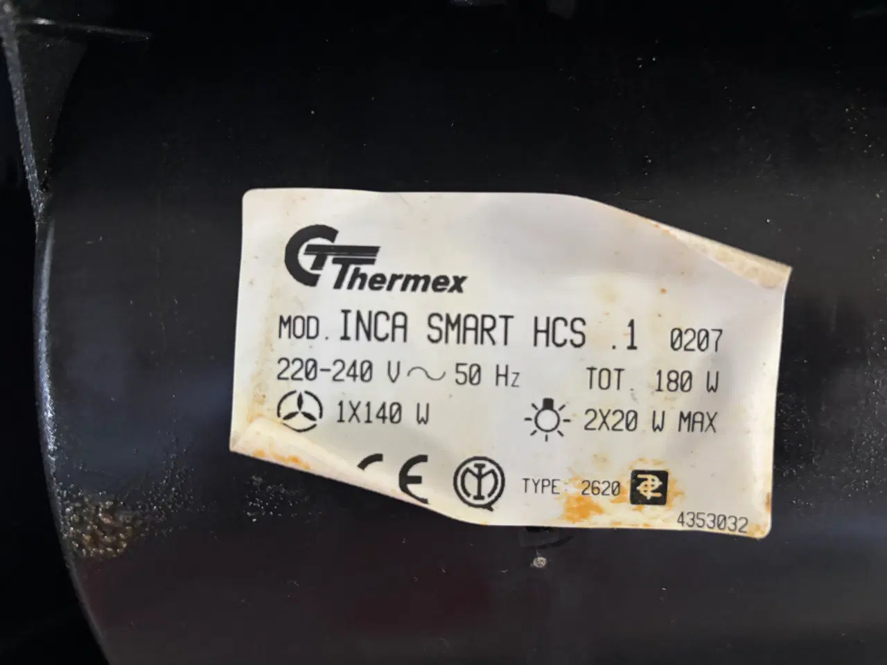 Billede 1 - Hvid frithængende emhætte