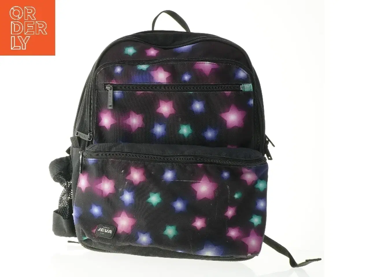 Billede 1 - Jeva skoletaske med stjernemønster (str. 46 x 36 cm)