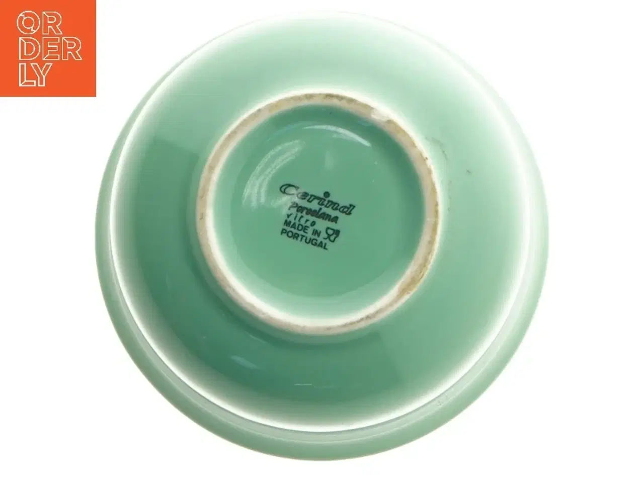 Billede 4 - Grøn keramik krukke med låg fra Cerind (str. 11 cm)