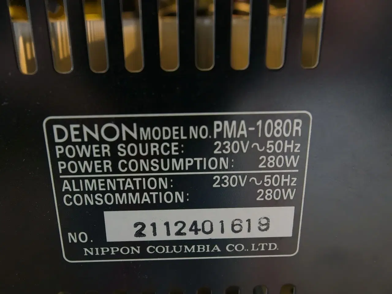 Billede 5 - Denon PMA-1080R Class-A Forstærker+Fjernbetjening