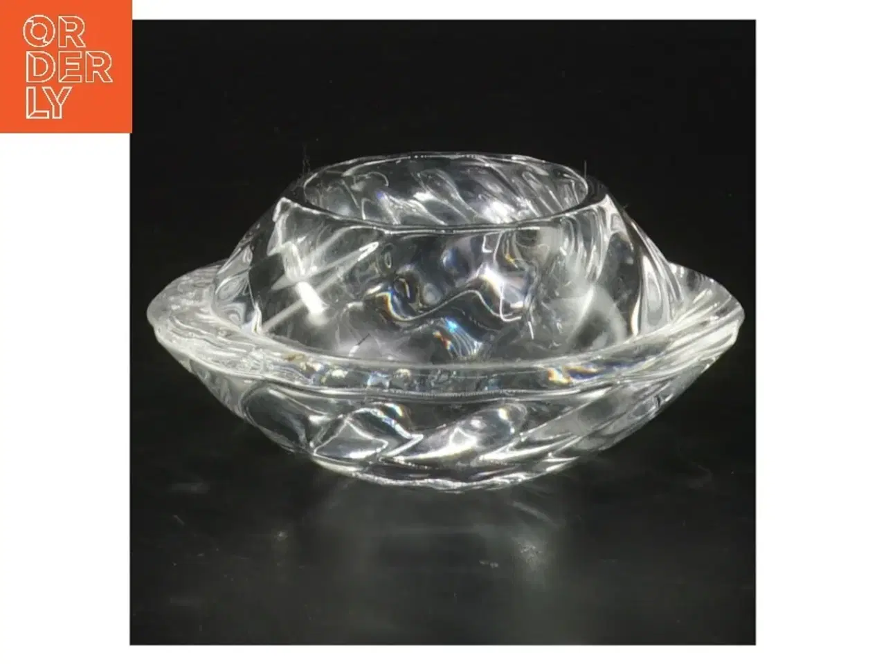 Billede 1 - Glas lysestage (str. Ø 11 cm)