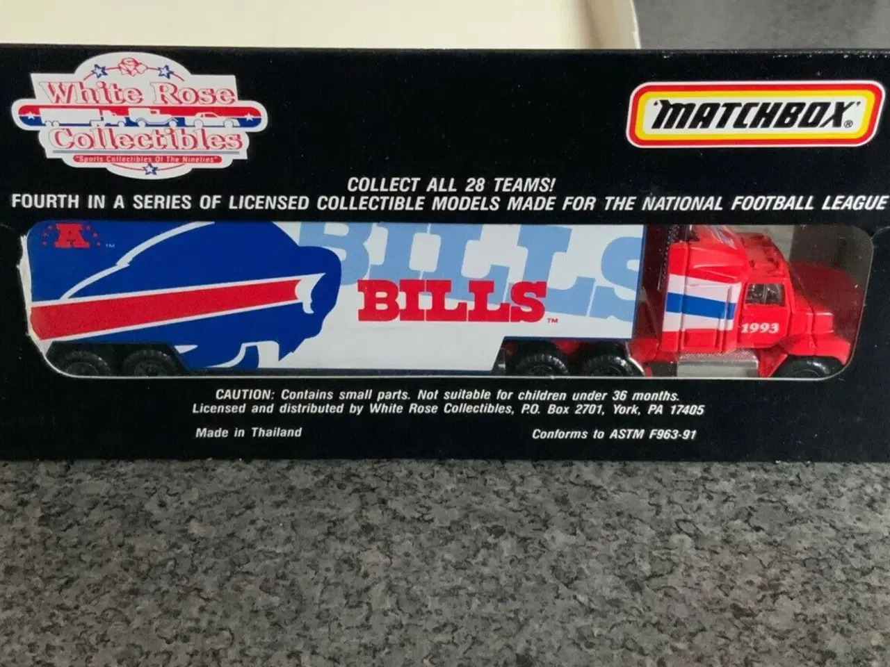 Billede 3 - Matchbox Buffalo Bills NFL 1993 Truck Trailer 