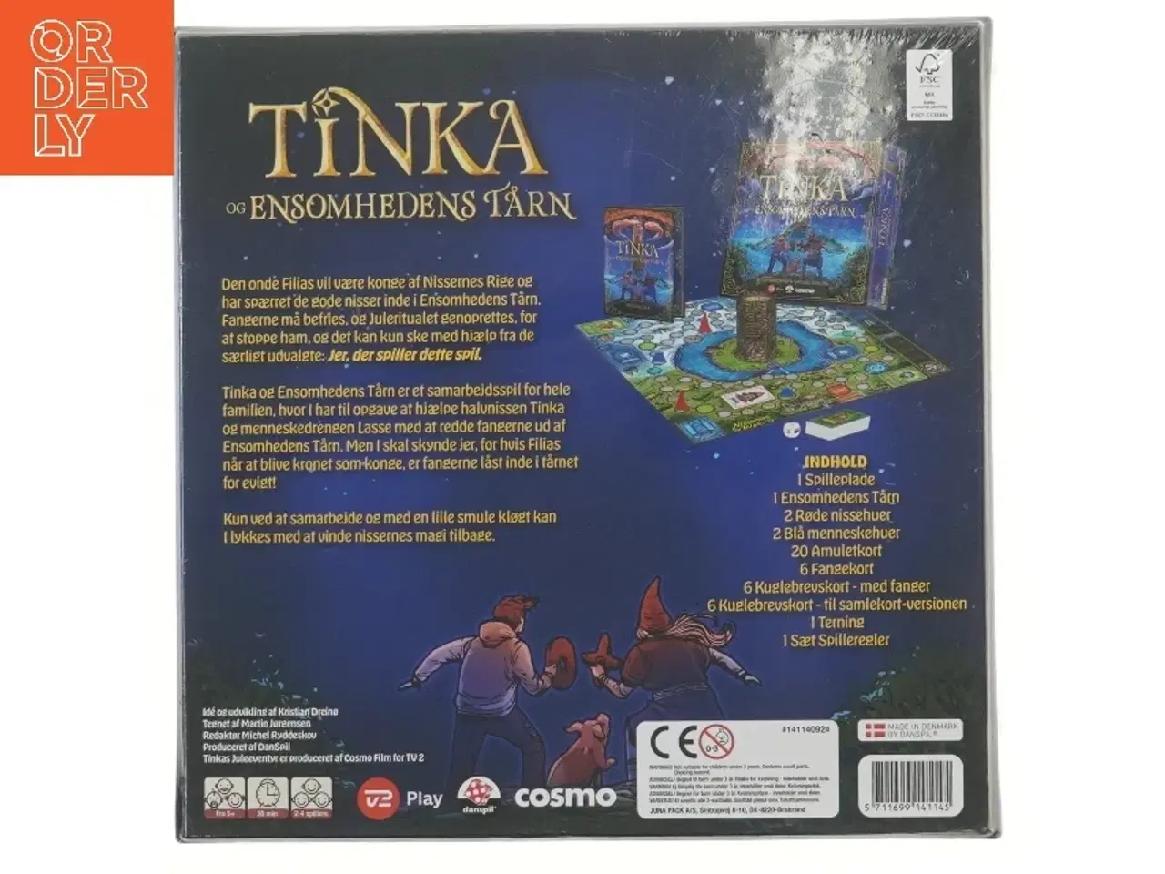 Billede 2 - Tinka og Ensomhedens Tårn brætspil fra Cosmo (str. 27x27 cm)