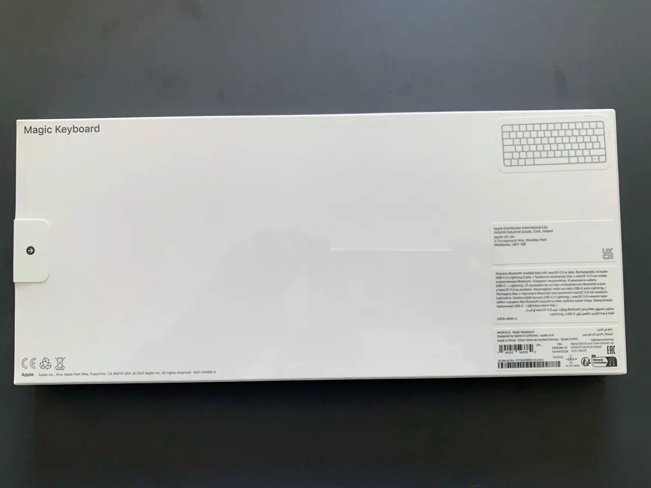 Billede 2 - Apple Magic Keyboard, Engelsk (internationalt)