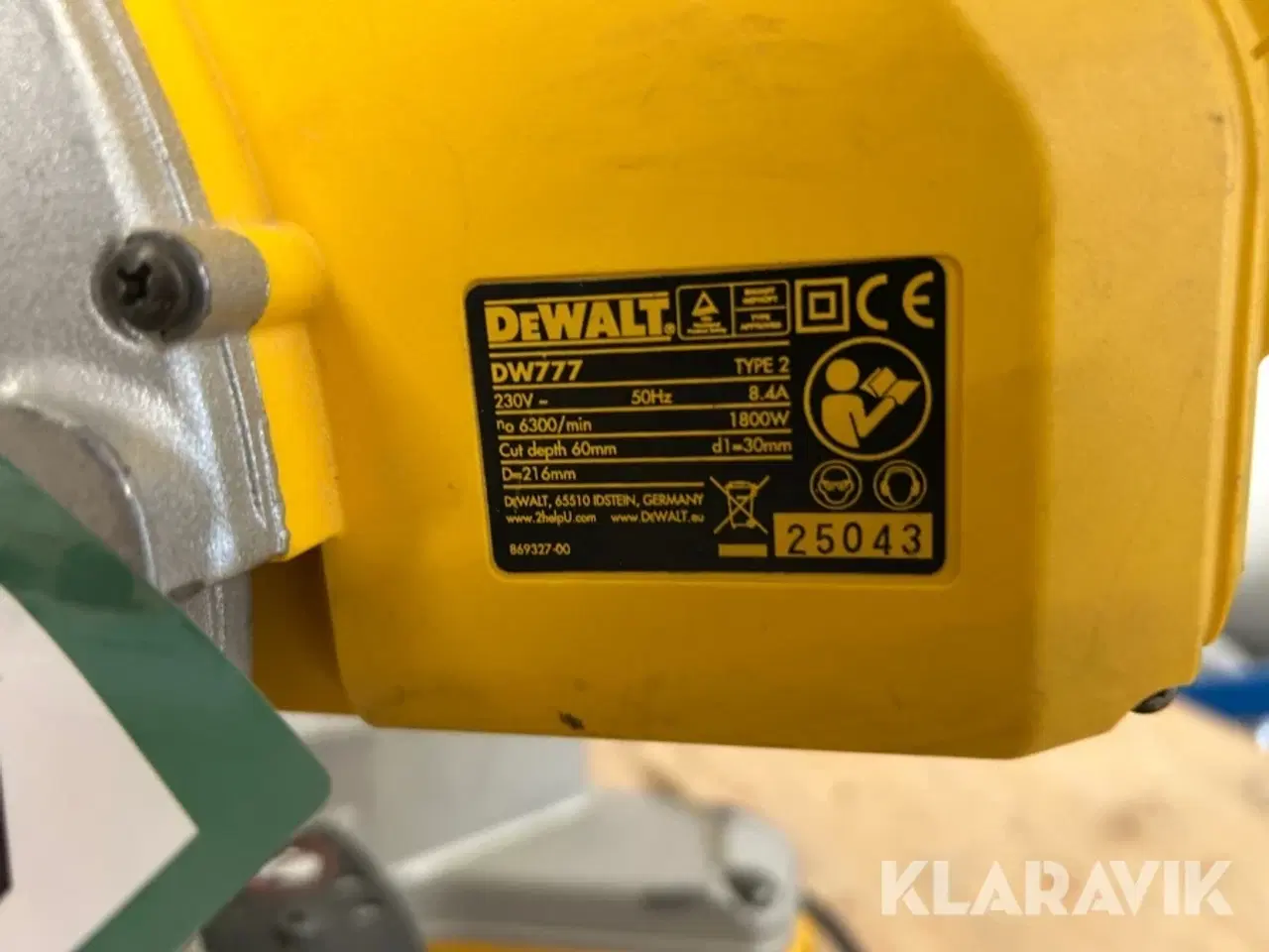Billede 4 - Sav DeWalt DW777