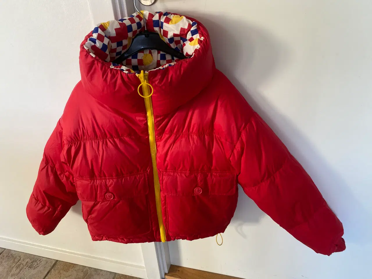 Billede 1 - Dunjakke vendbar - kun brugt få gange