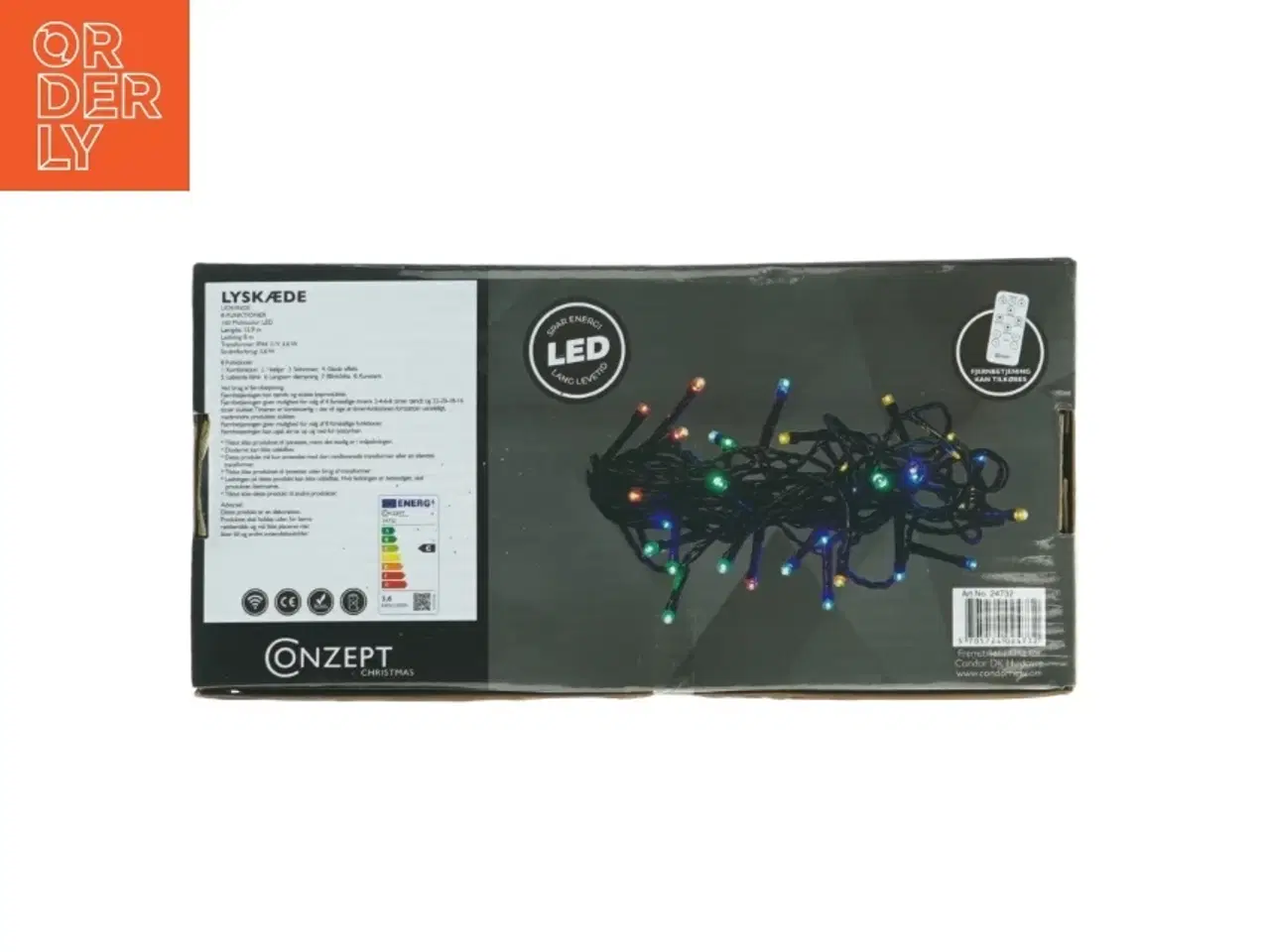 Billede 2 - LED lyskæde fra Conzept (str. 159 cm)