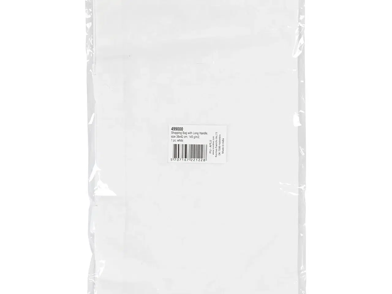 Billede 1 - Bæredygtig mulepose i kraftigt bomuld, 38x42 cm