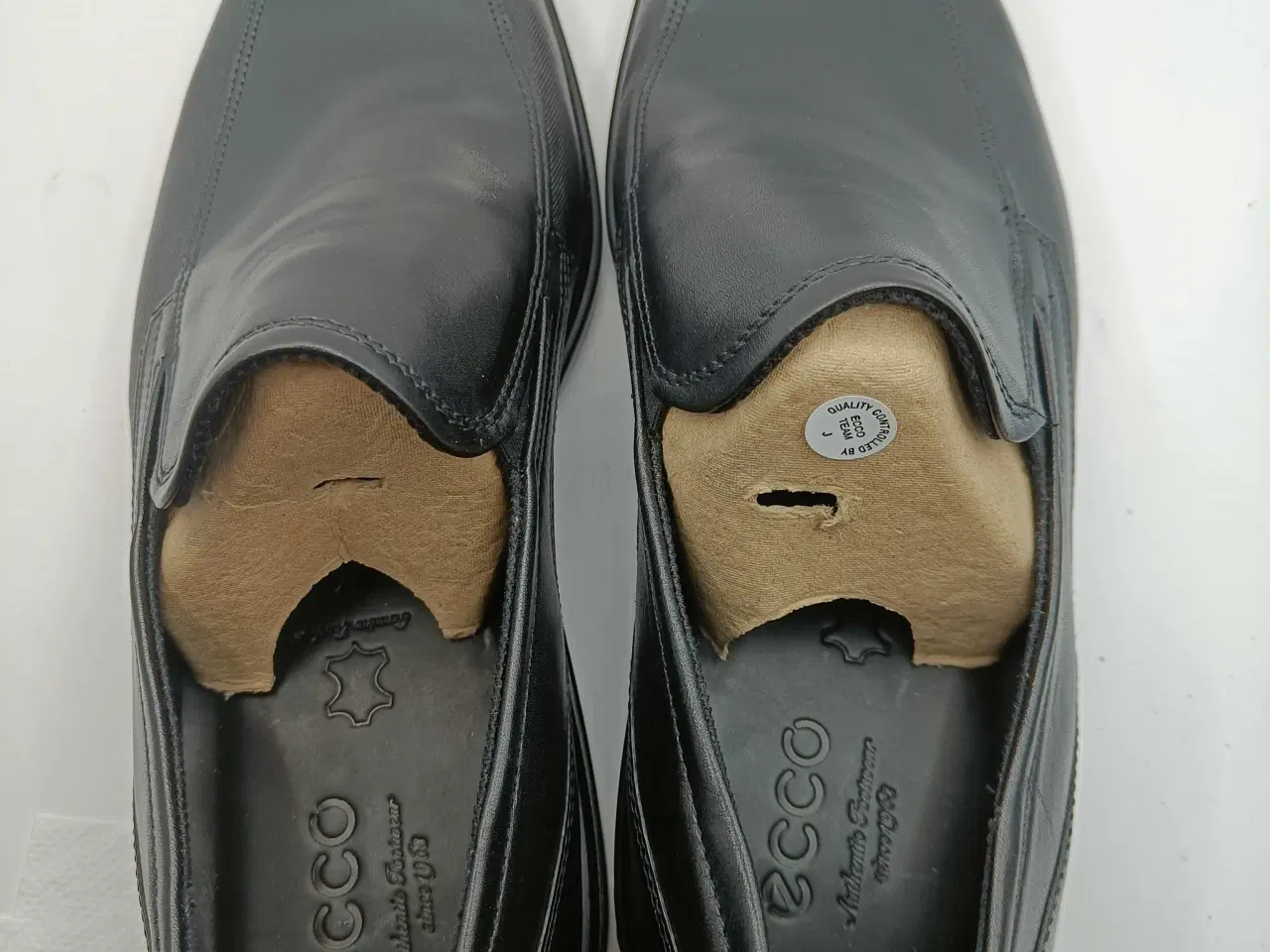 Billede 7 - Ecco sort læder sko 47str 