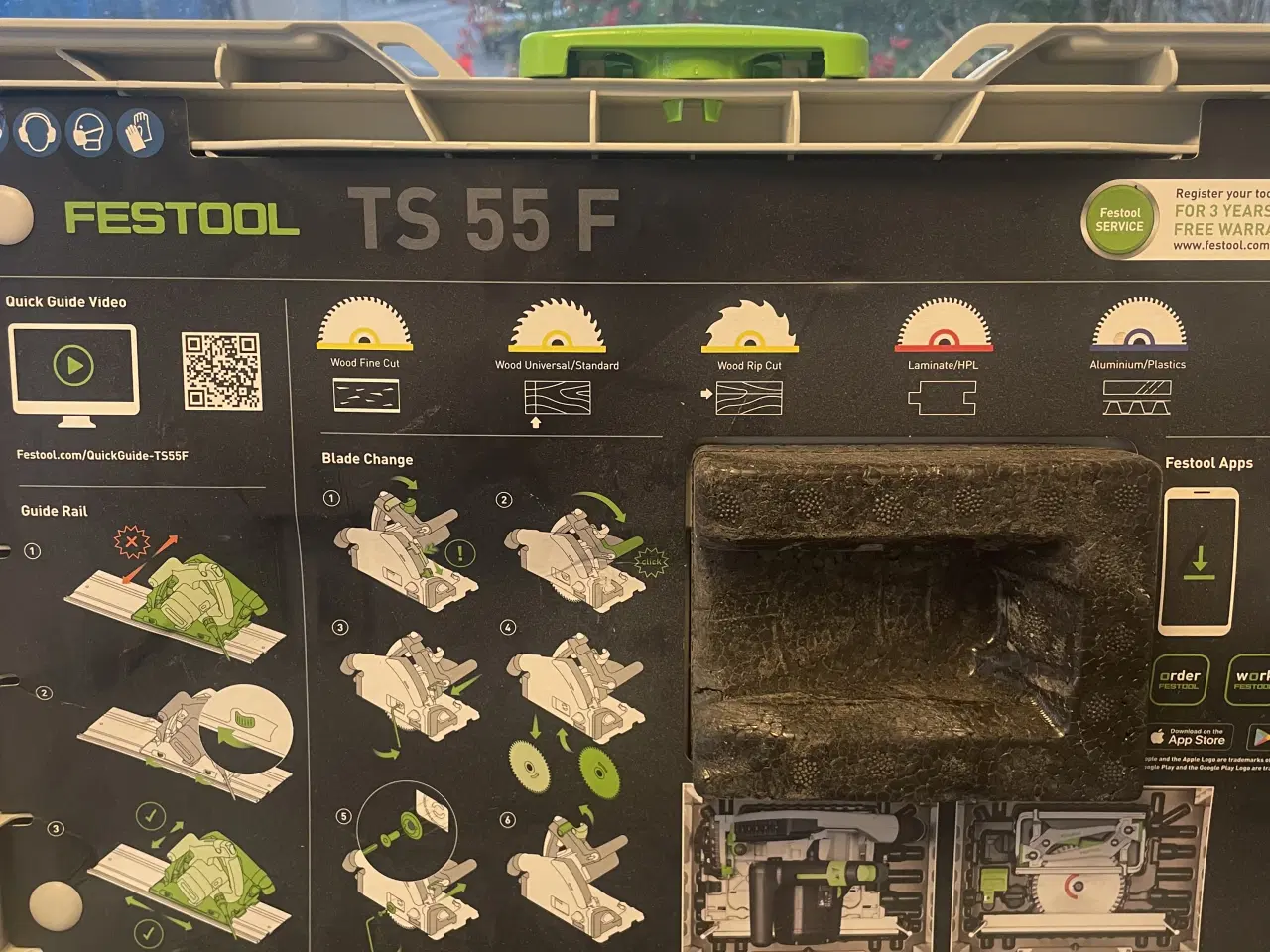 Billede 4 - Festool dyksav med skinne og klinge til