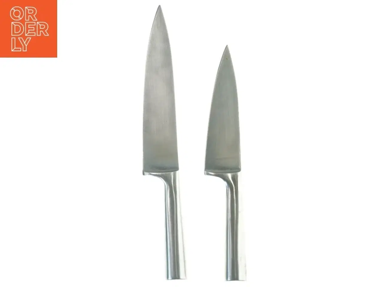 Billede 4 - Stegekniv og urtekniv sæt (str. 34x4,5 og 29,5x4,5 cm)