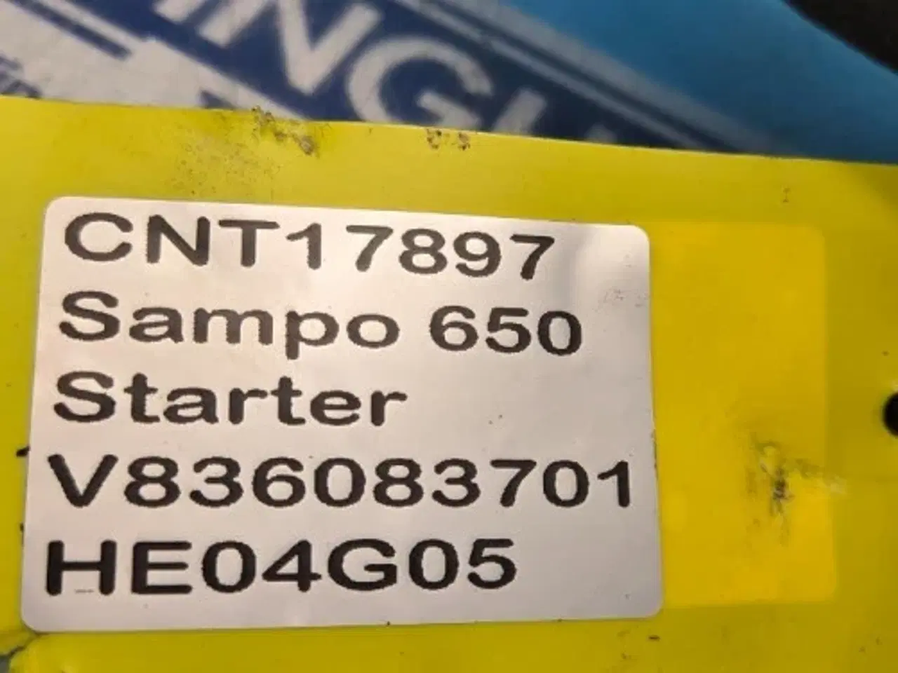 Billede 16 - Sampo 650 Starter V836083701