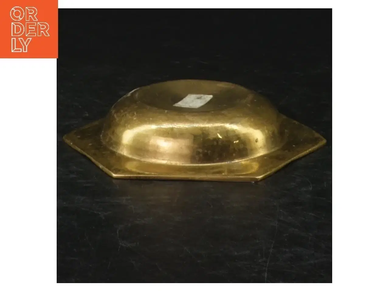 Billede 3 - Messing askebæger (str. 10,5 x. 10,5 cm)