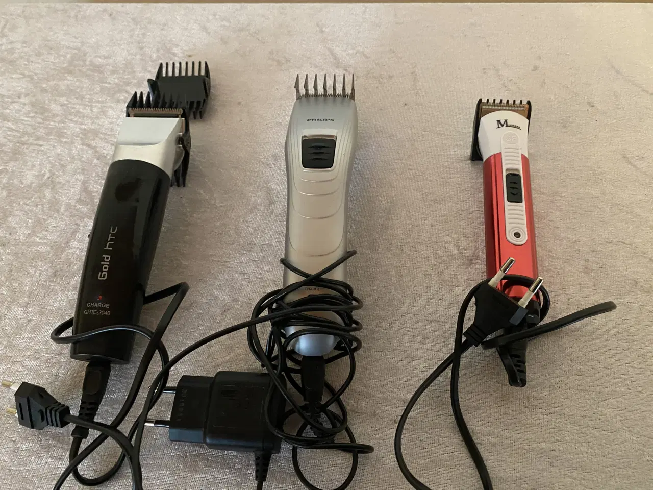 Billede 1 - Philips og Gold HTC hårtrimmere med ledning