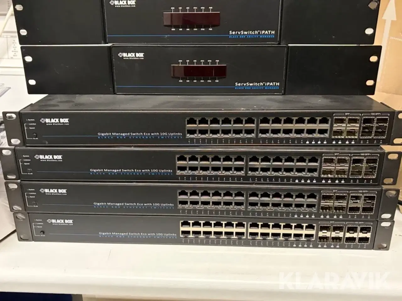 Billede 5 - Switchs Black Box Gigabit Managed Switchs + ServSwitch 42 enheder