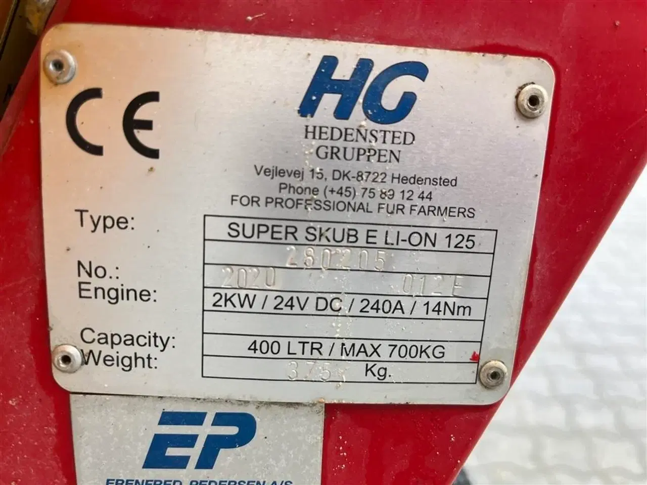 Billede 11 - Hedensted Gruppen E700 Elektriske motorbør