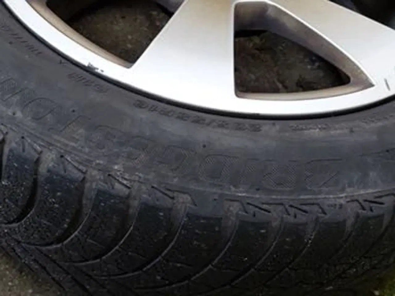 Billede 2 - Vinterdæk Mercedes på originale alufælge