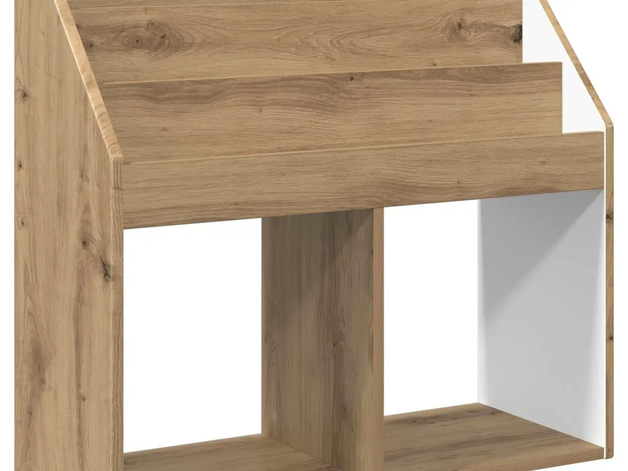 Billede 2 - Børnebogreol Artisan Egetræ 72,5 x 29,5 x 69 cm Konstrueret træ