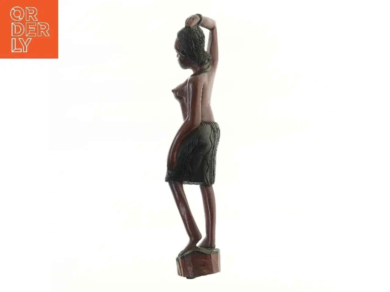 Billede 2 - Træfigur af kvinde (str. 53 cm)