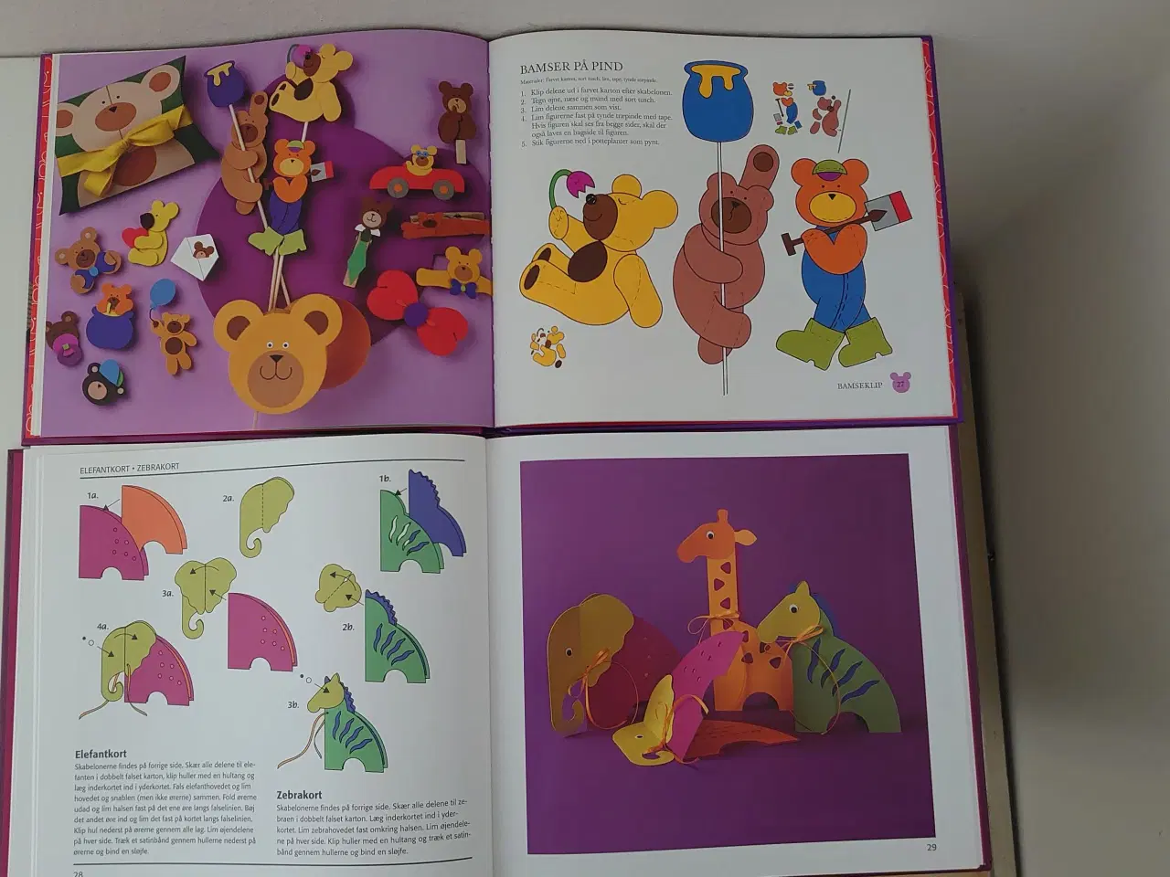 Billede 3 - 2 børnebøger: Søde Bamseklip og Dyreklip.
