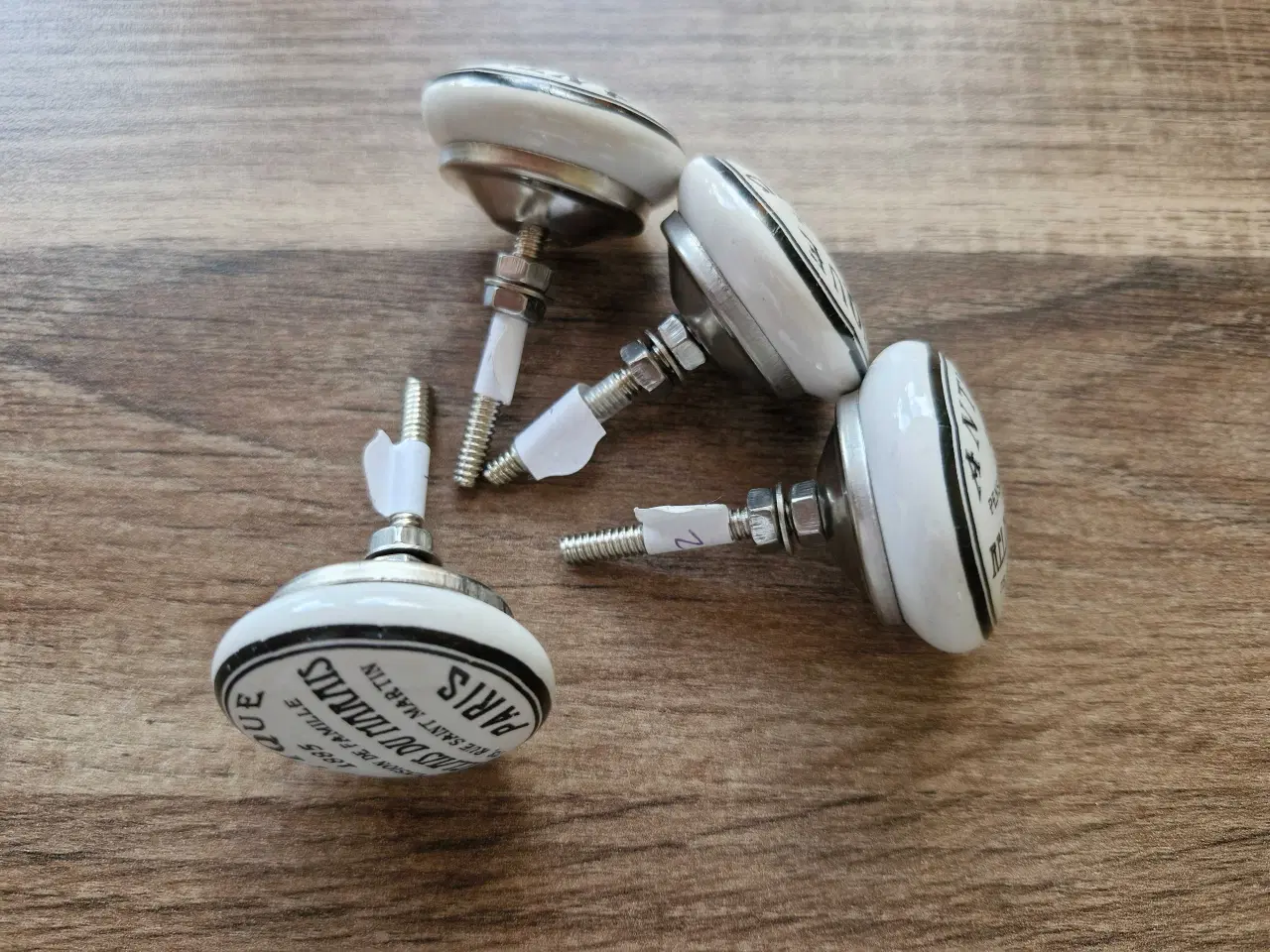 Billede 3 - Vintage porcelæns Knopper 4 Stk.