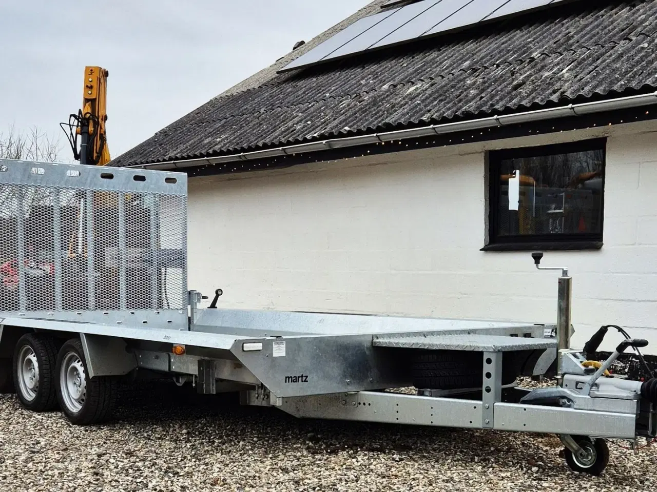 Billede 1 - Martz Maskintrailer / 3500 kg totalvægt / 400 x 180 ladmål / med rampe / fabriksny