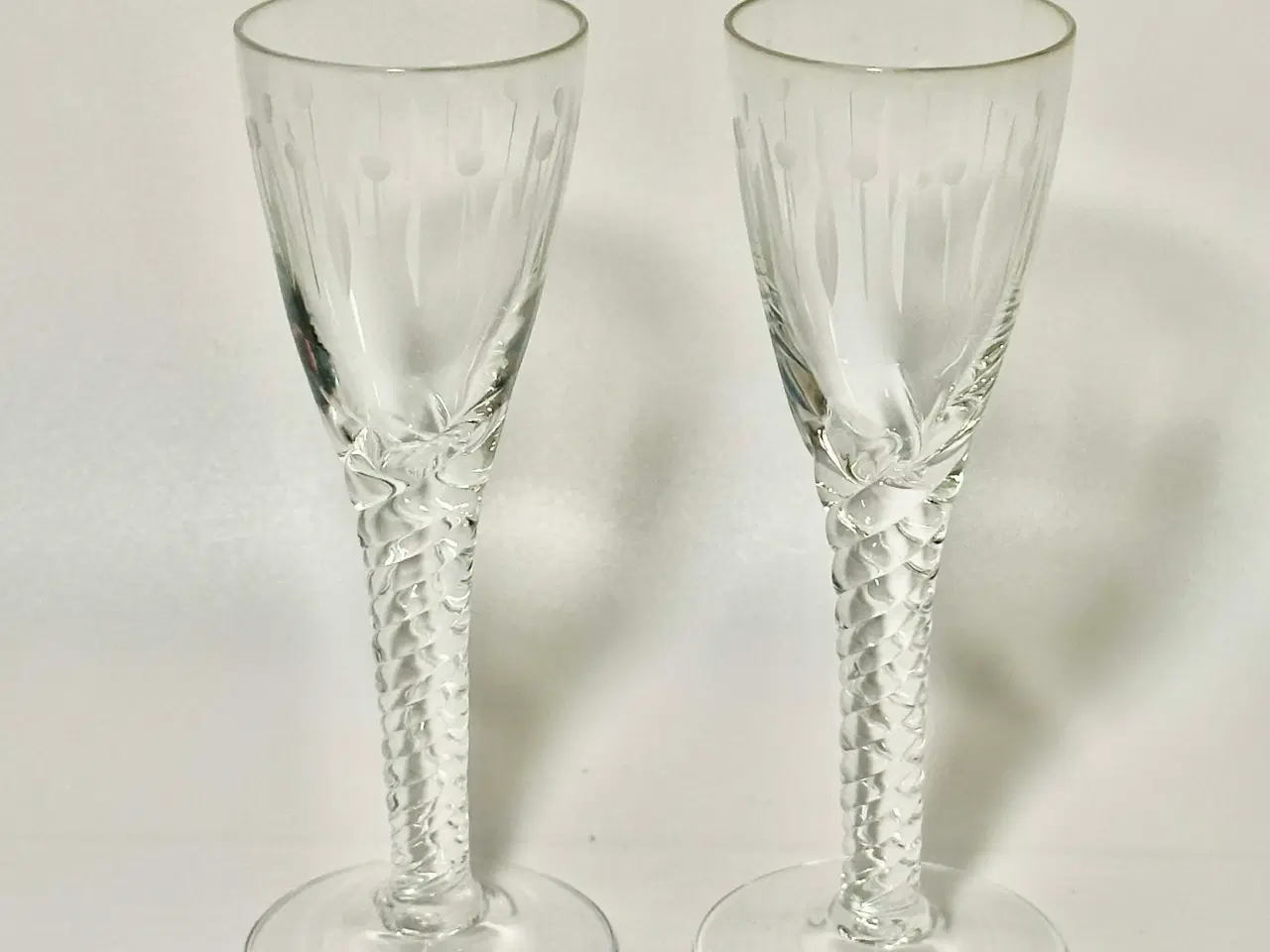 Billede 2 - 2 Holmegaard Amager Twist snapseglas