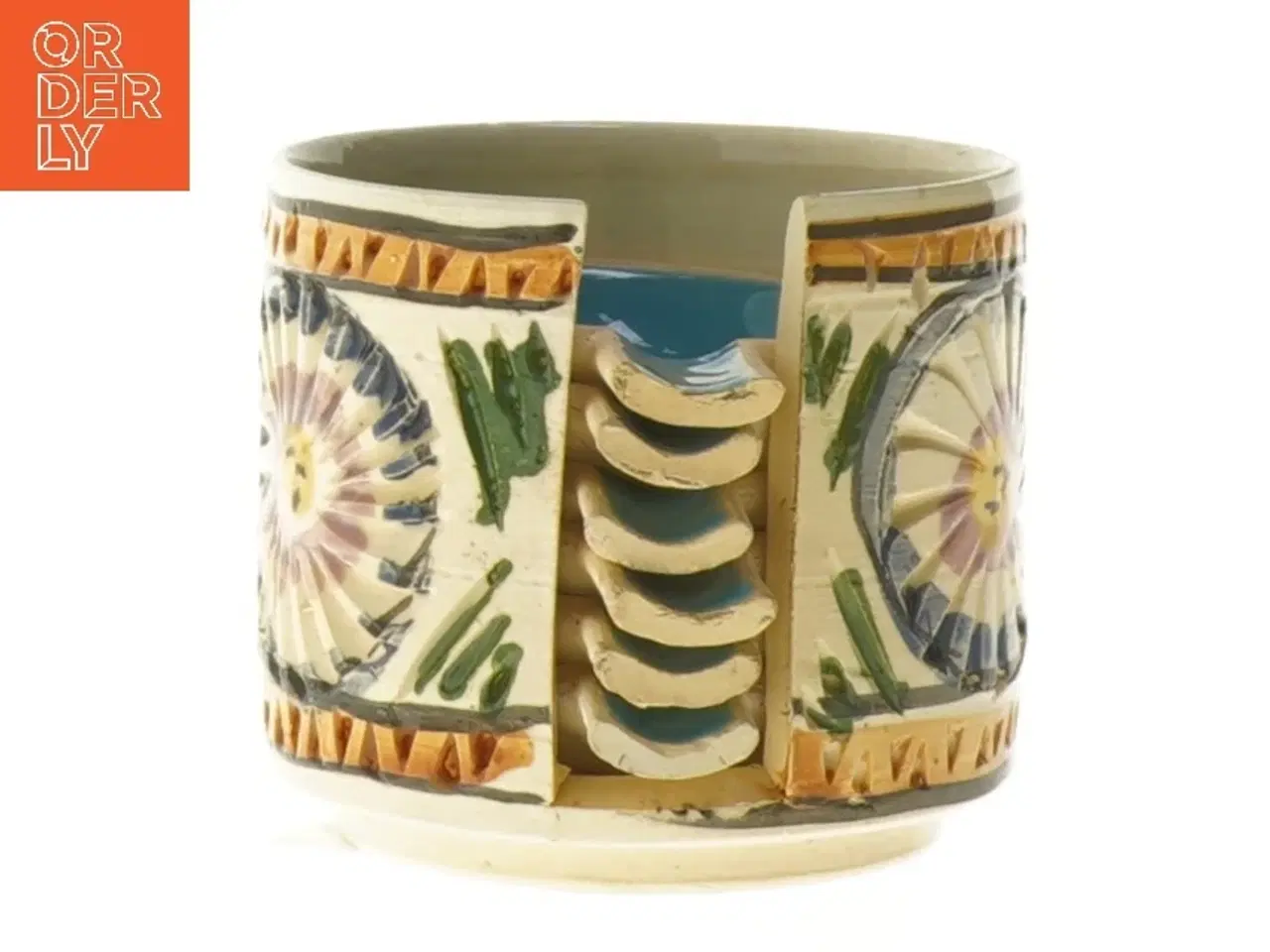 Billede 4 - Kuvert skåle, håndmalede (str. 8 cm)