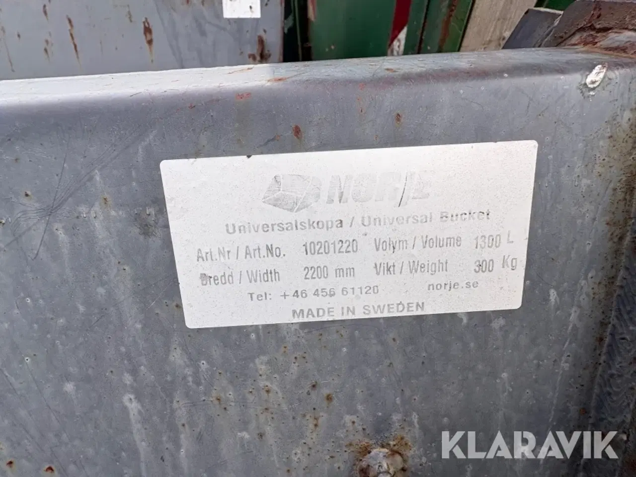 Billede 12 - Frontskovl Norje 10201220