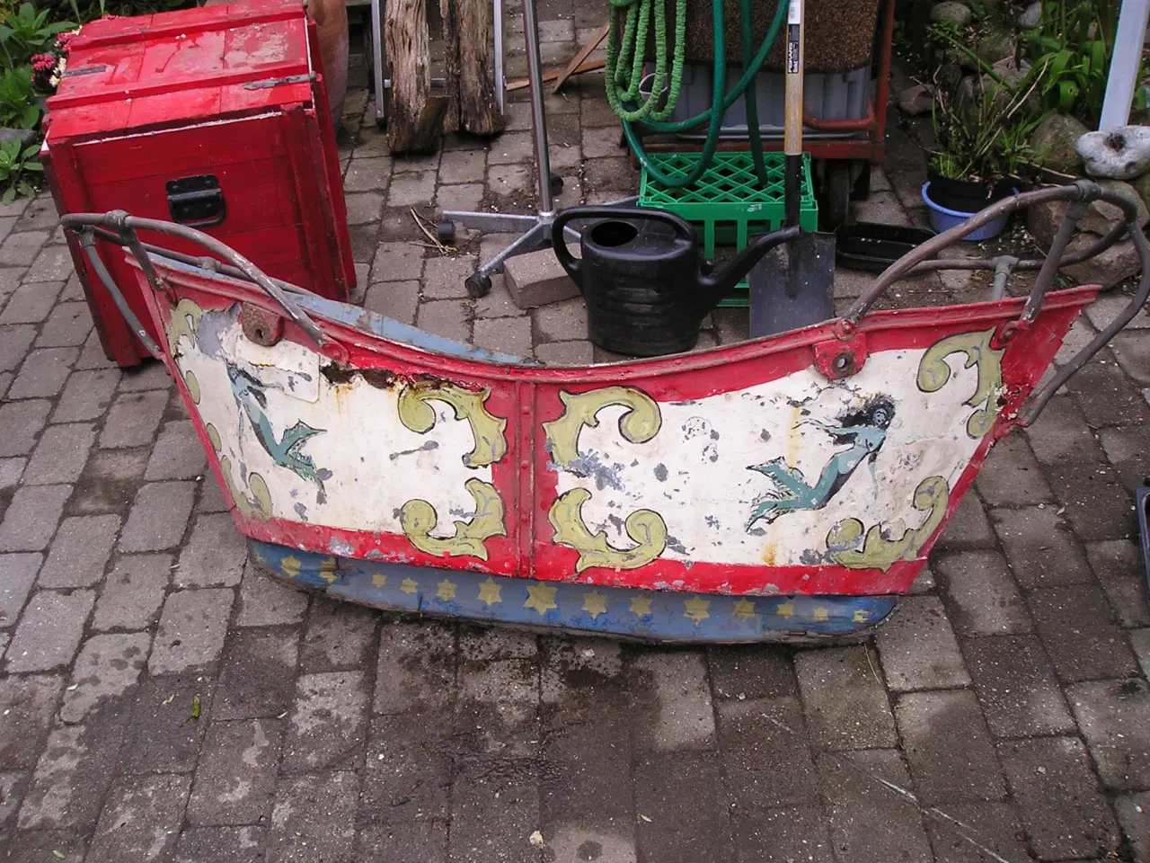 Billede 3 - Gl. gondol fra antik luftgynge