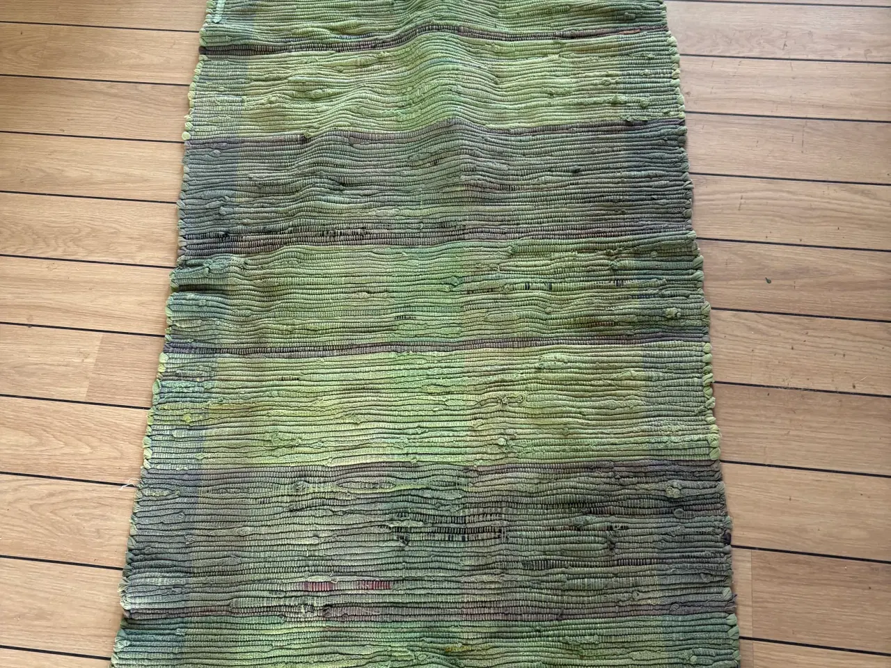 Billede 1 - Grønt kludetæppe 