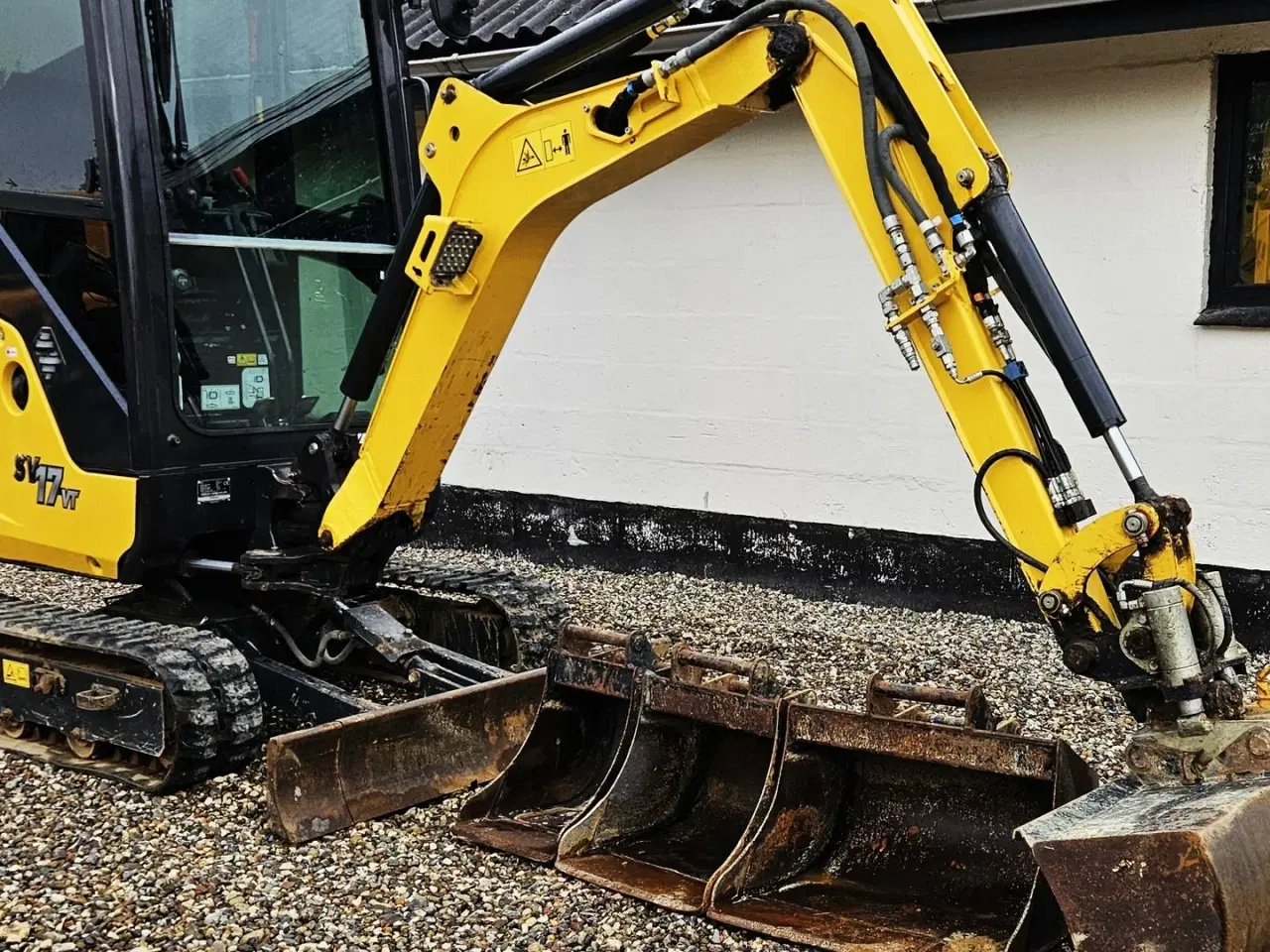 Billede 2 - Yanmar SV17 / 2022 / 800 timer / tiltman & skovlsæt