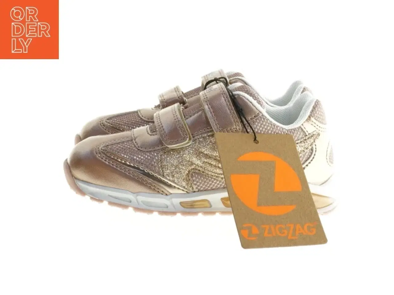 Billede 5 - Nye Børnesko med velcro og glimmer fra ZigZag (str. 28)