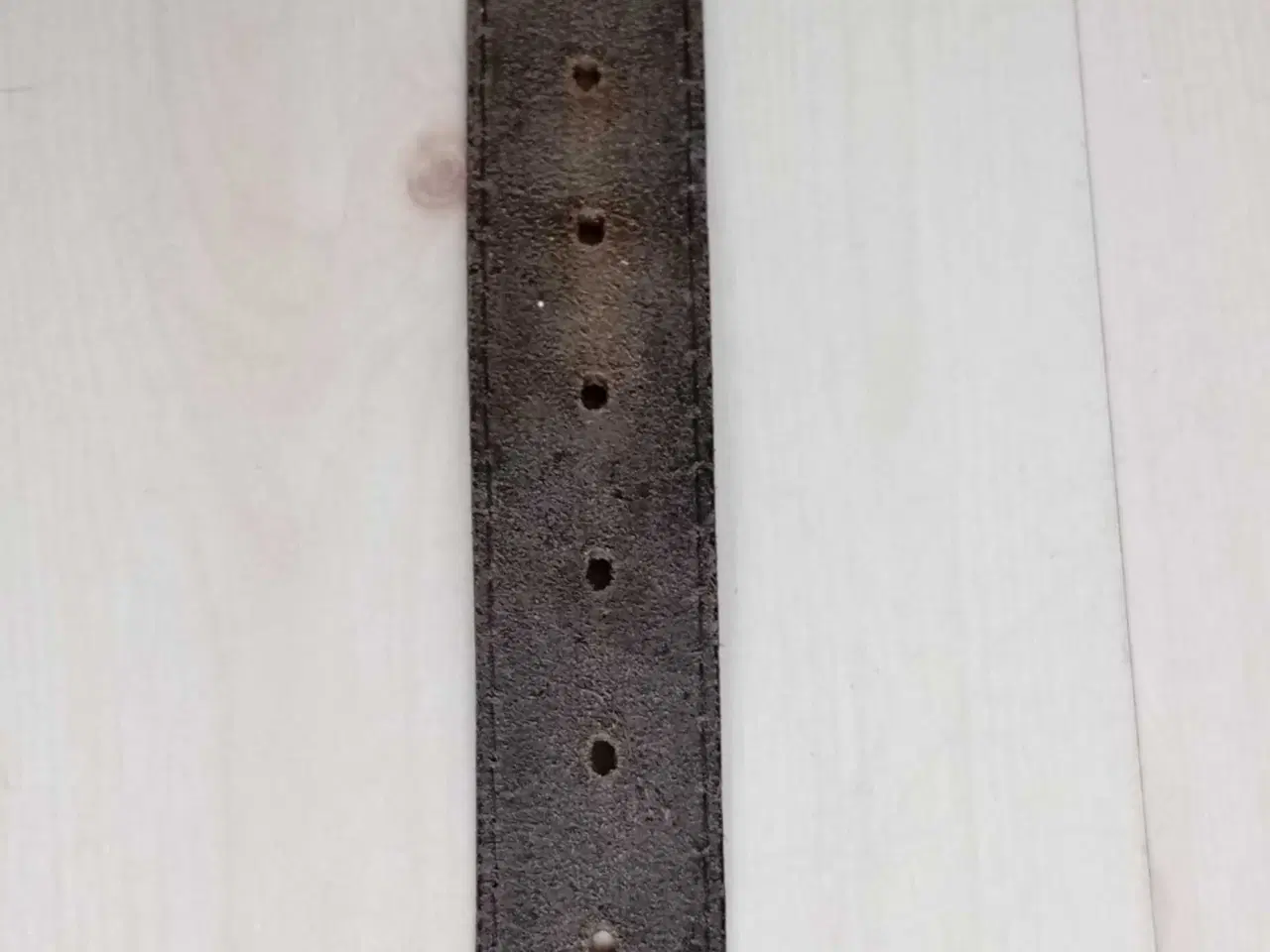 Billede 11 - Bælte. Ægte læder. Sort