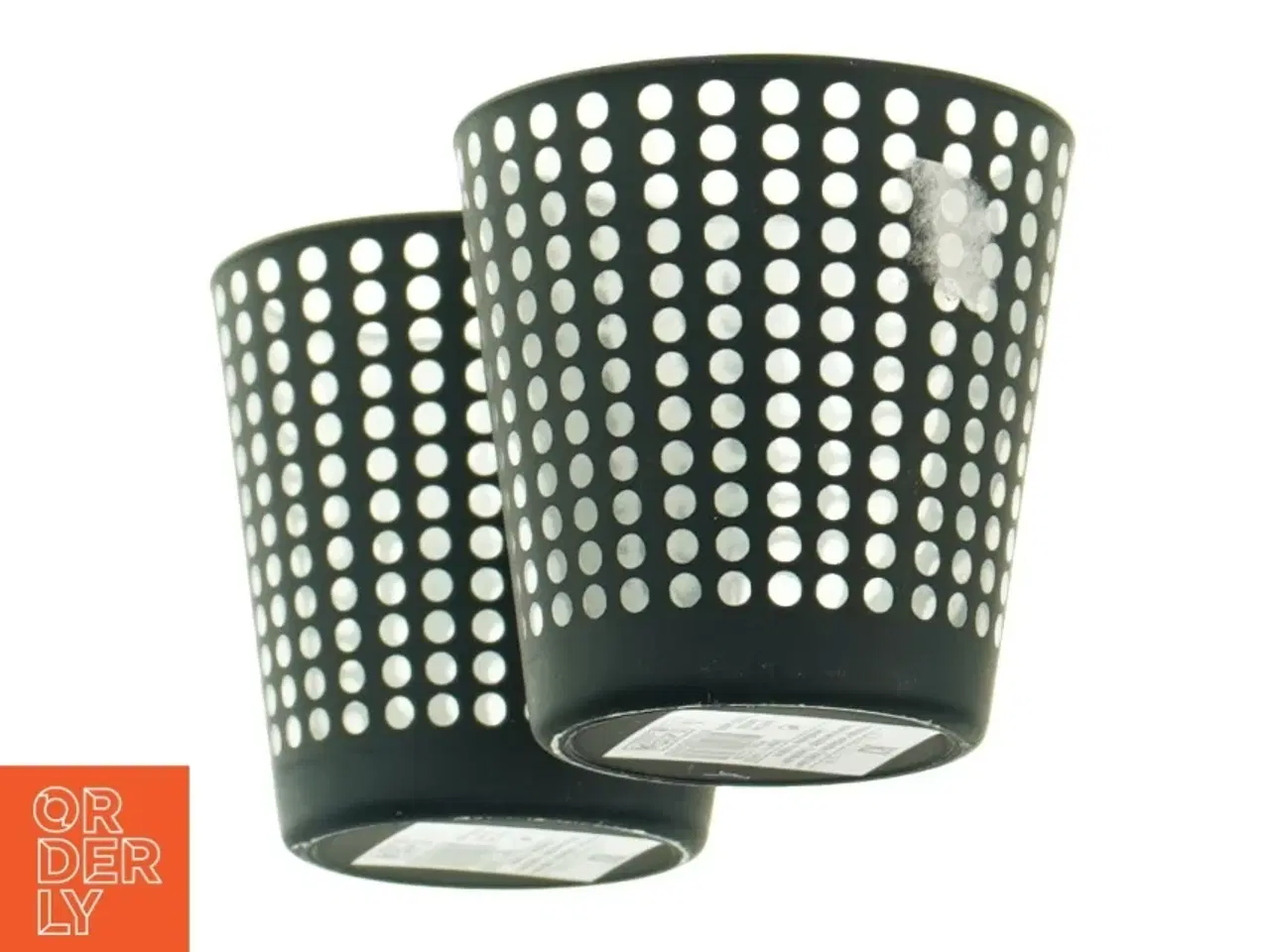 Billede 2 - Fyrfadslysestager 2 styks fra KJ Collection (str. 7 x Ø7,5 cm)