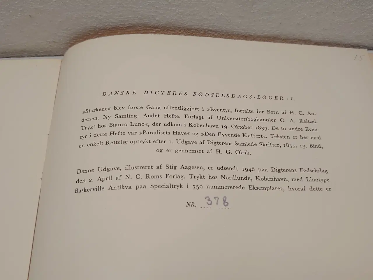 Billede 4 - H.C.Andersen:Storkene.ill Stig Aagesen. Nr378 af 7